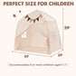 Little Dove Extra Large Kids Play Tent with Flags & Star Lights, Portable & Foldable Teepee Tents, Dome Tent Playhouse for Indoor & Outdoor Use, Kids