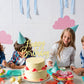 YUINYO Handmade Glitter happy birthday Cake Topper