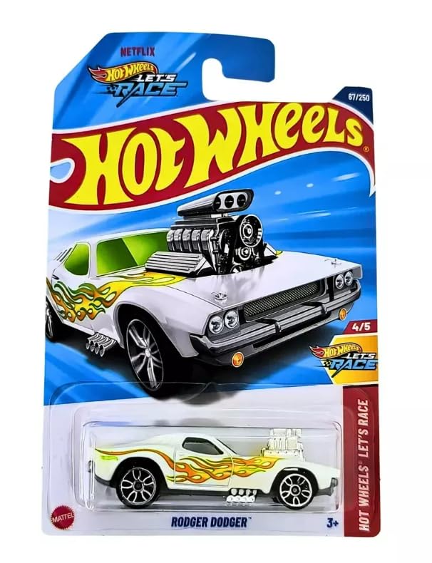 Hot Wheels Rodger Dodger, Let's Race Series 4/5, 1:64 Scale Diecast
