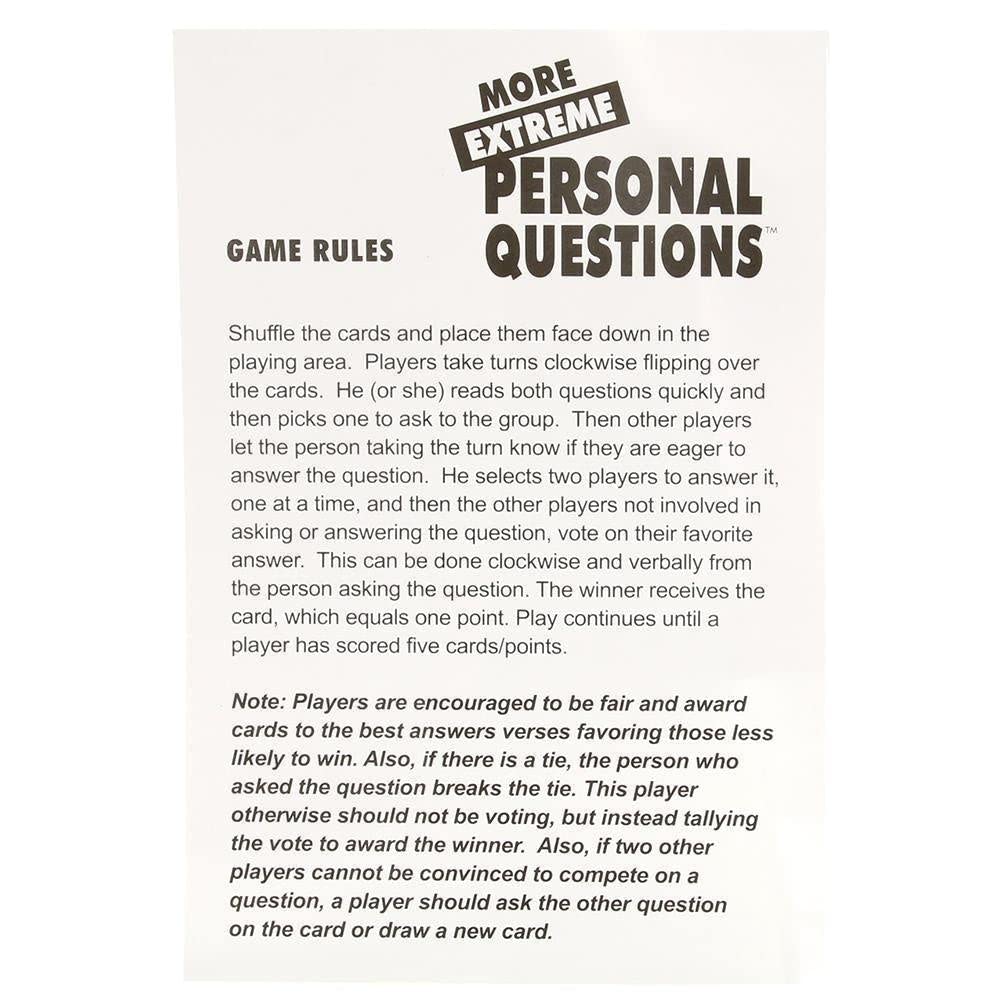 More Extreme Personal Questions - The Party Game That Breaks All Your Boundaries