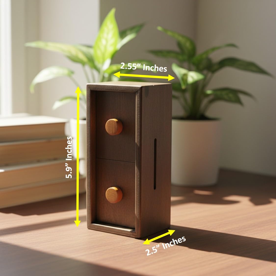 Explorer Enigma Secret Puzzle Box Money and Gift Card Holder Trick Lock