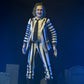 NECA Beetlejuice (1988) - 7" Scale Action Figure - Black and White Striped Suit Beetlejuice in Blister Packaging