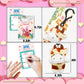 24PCS Valentines Day Cards with Small Stuffed Animals Plush Toys Set, Little Mini Stuffed Animal Keychain Valentine Exchange Cards for Kids Classroom