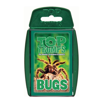 Top Trumps Card Game Bugs - Family Games for Kids and Adults - Learning Games - Kids Card Games for 2 Players and More - Kid War Games - Card Wars