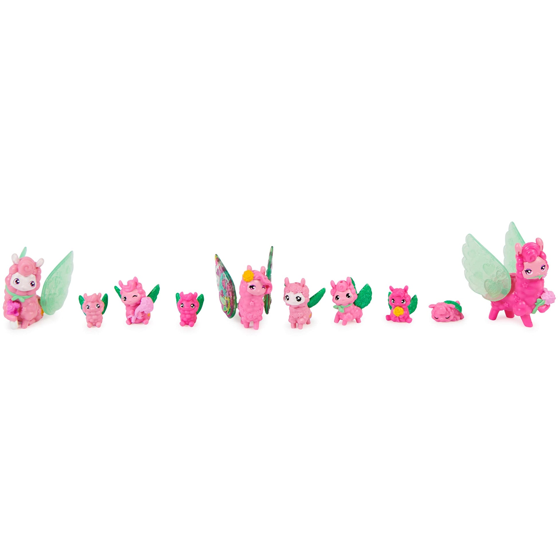 Hatchimals CollEGGtibles, Rainbow-Cation Llama Family Carton with Surprise Playset, 10 Characters, 2 Accessories, Kids’ Toys for Girls Ages 5 and Up