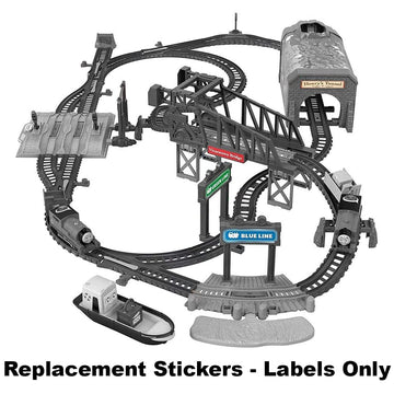 Replacement Stickers or Labels Sheet for Fisher-Price Thomas and Friends Talking Thomas and Percy Train Playset - GLK80