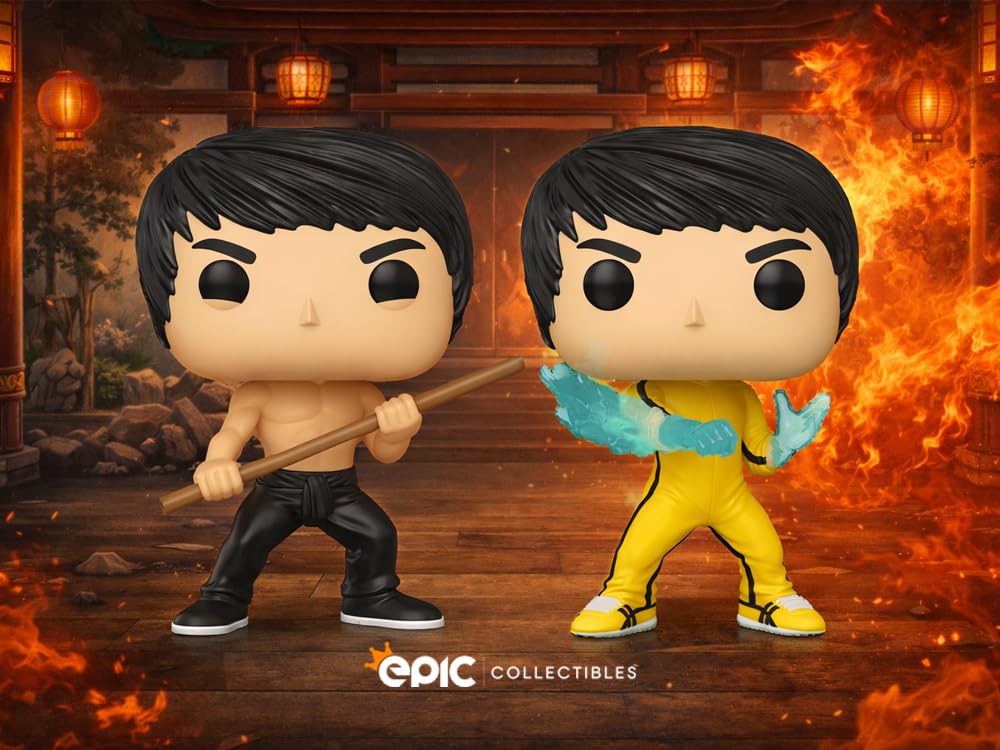 Funko Pop! Icons: Bruce Lee - Set of 2 - Bruce Lee Vinyl Figures