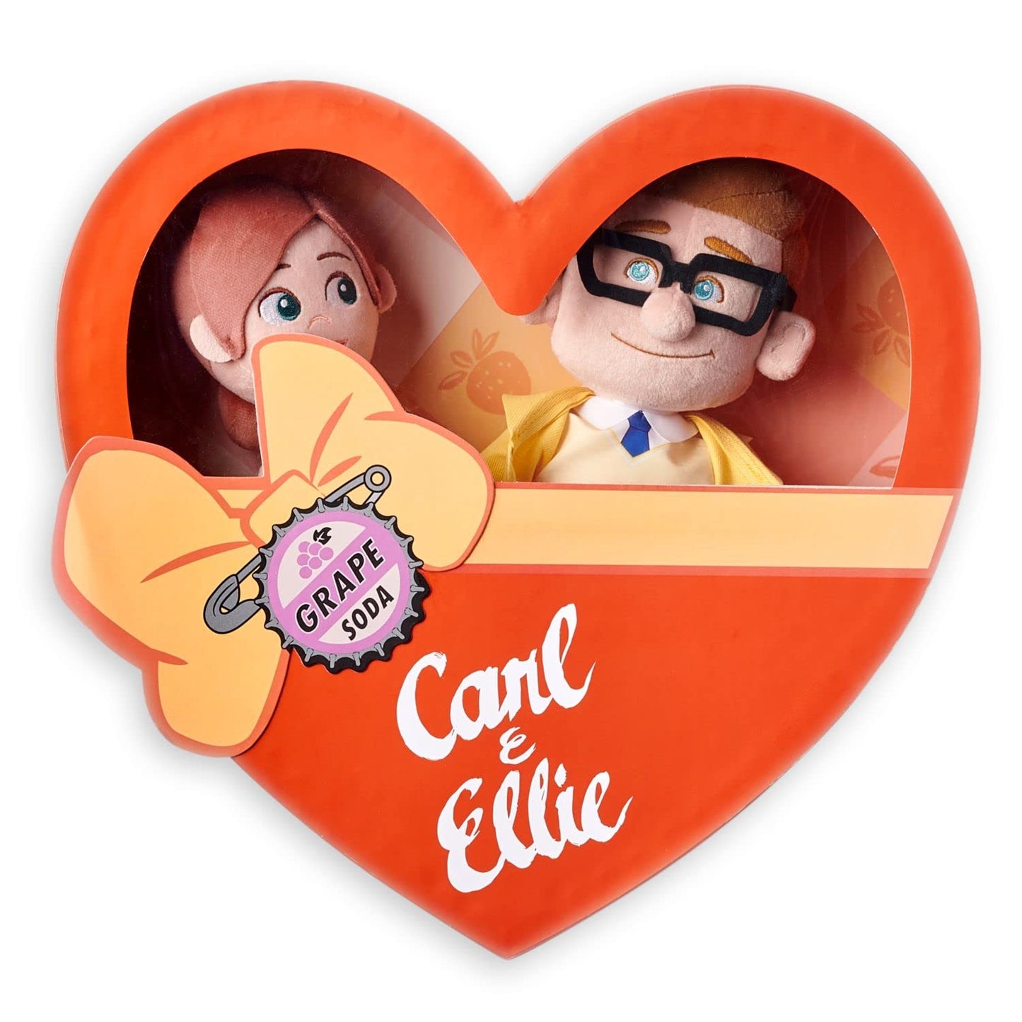 Disney Pixar Carl & Ellie Valentine's Day Plush Set - Up