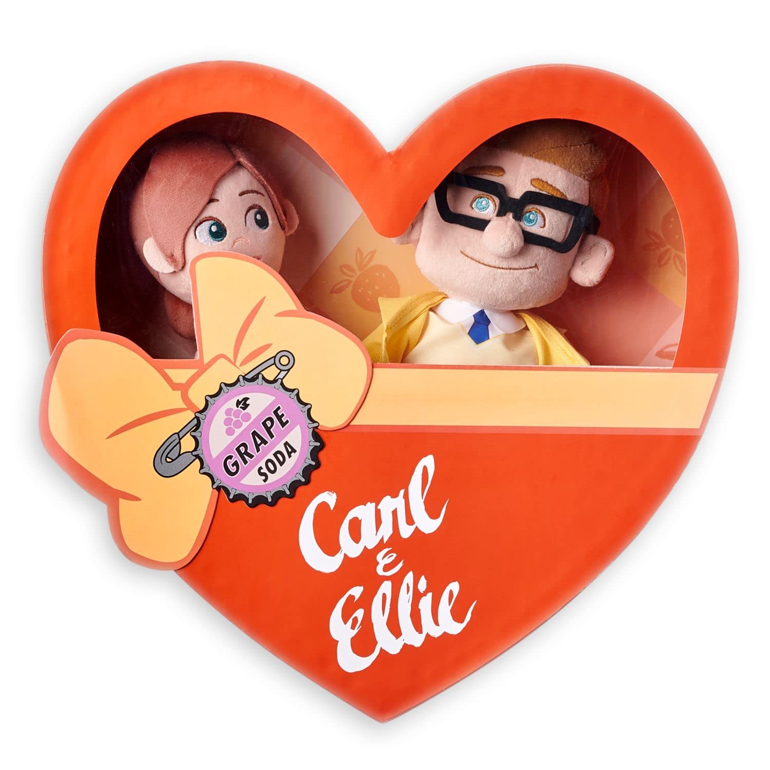 Disney Pixar Carl & Ellie Valentine's Day Plush Set - Up