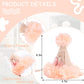 MADENG Rose First Birthday Hat - 1st Birthday Party Decoration, Pink Butterfly 1st Birthday Hat, Flowers 1st Birthday Crown, Cake Crush Champagne Gold