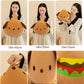JPORSHU Hamburger French Fries Plush Pillow?14 inches Food Plush Stuffed Pillow?Soft Sofa Cushion Plushie Toy?Cartoon Toy Pillow Gifts for Kids