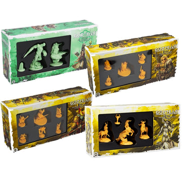 Steamforged Games: Godtear The Board Game Bundle (Shayle, Luella, Jeen, and Kailinn Expansion - 4 Items)