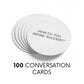 Human To Human Conversation Starter Cards | 100 Prompts for Deeper Connections | Icebreaker Card Game for Team Building, Couples & Families | Adults