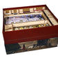 The Broken Token Game Organizer Compatible with Scythe Legendary Expansion - Wooden Game Organizing Box with Multiple Trays