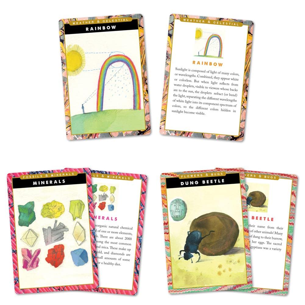 eeBoo: Natural and Earth Science Educational Flash Card, Includes a Colorful Illustration on One Side and Informational Facts on The Other Side,
