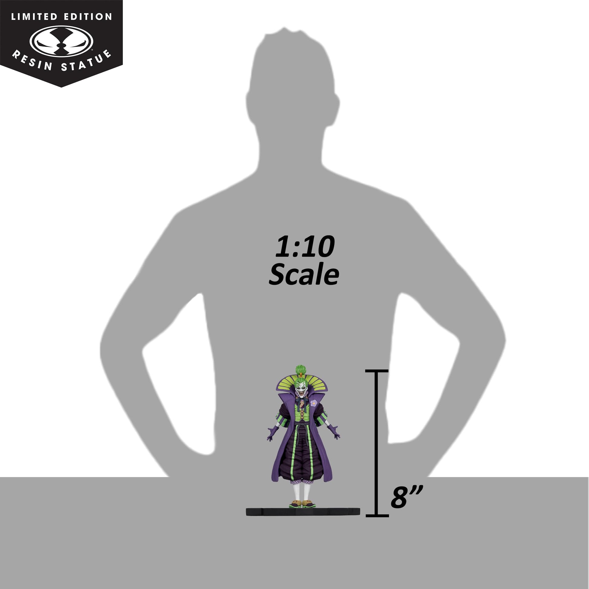 McFarlane Toys- DC Direct Lord Joker (The Demon King from Batman Ninja) (The Joker Purple Craze) 1:10 Scale Resin Statue