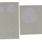 Sand Dollar Stencils 2 Piece Set 8 X 10 Inches