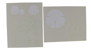Sand Dollar Stencils 2 Piece Set 8 X 10 Inches