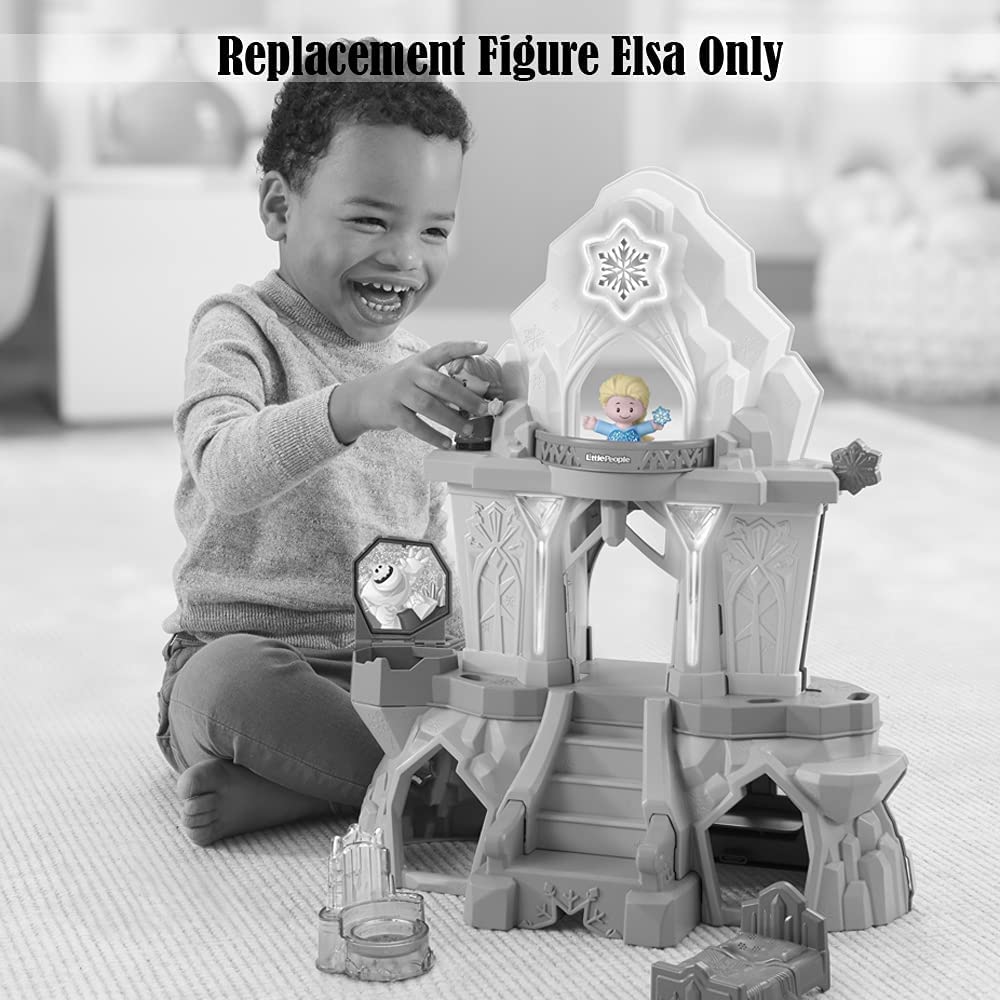 Replacement Part for Fisher-Price Little People Deluxe Frozen Castle - GWD33 ~ Replacement Princess Elsa Figure