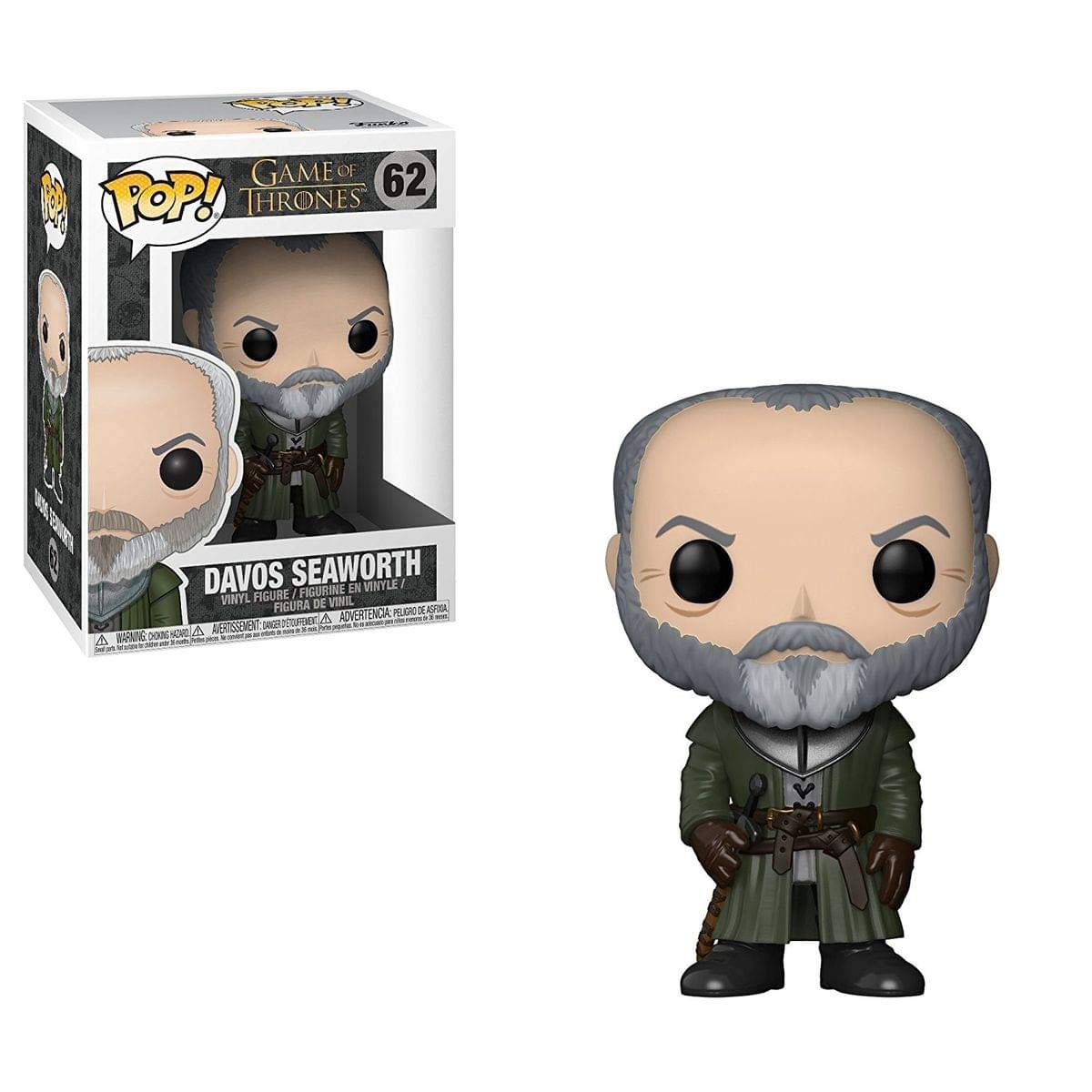 Funko POP! TV: Game of Thrones Davos Seaworth Collectible Figure, Multicolor
