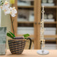 Mini Gold Flute Musical Instrument Model Miniature Decoration Replica Band Music Player Statue for Dollhouse DIY Craft Gift Box