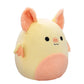 Squishmallows SQCR05482 16-Inch-Meghan The Cream and Pink Bat with Fuzzy Belly, Multicolour