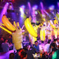 6 Pcs Bachelorette Party Game Inflatable Banana Props Balloons,Include 70 Inch Banana x 1,23 Inch Banana x 5,for Indoor and Outdoor Bachelorette Party