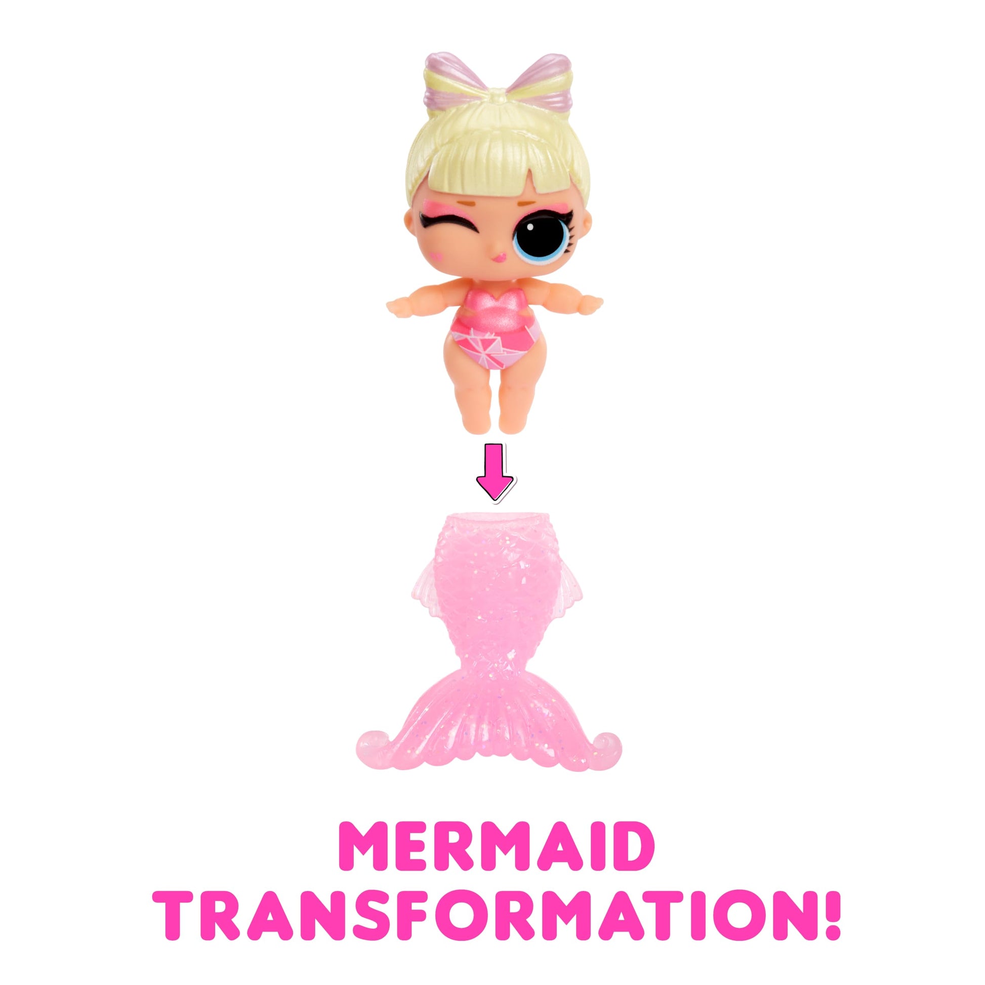 LOL Surprise Mermaids Baby Sisters with Color Change Tail, 8 Dolls to Collect, Fashion Accessories, for Kids Ages 4+