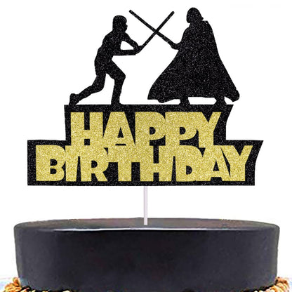 Alien War Cake Top hat Decoration Children Birthday Party Decoration
