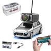 WOWOBONTOY Mini RC Car with HD FPV Camera, 1/64 Scale APP-Controlled Fully Proportional FPV Remote Control Racing Car with Gyro Stabilizer and LED
