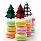 Big Dot of Happiness Holiday Plaid Trees - DIY Shaped Buffalo Plaid Christmas Party Cut-Outs - 24 Count