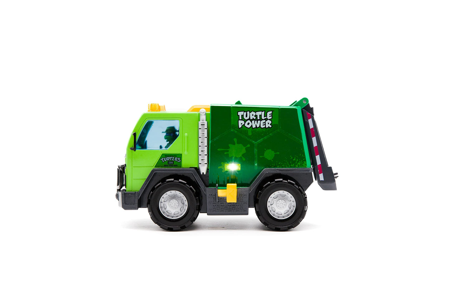 Teenage Mutant Ninja Turtles Toy, Thrash 'N' Battle Garbage Truck with 3 Sewer Cap Launchers, Lights & Sounds, TMNT Mutant Ninja Turtle Vehicle