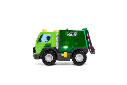 Teenage Mutant Ninja Turtles Toy, Thrash 'N' Battle Garbage Truck with 3 Sewer Cap Launchers, Lights & Sounds, TMNT Mutant Ninja Turtle Vehicle