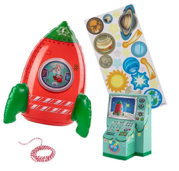 The Elf on the Shelf Exclusive 2020 4 Piece Clausmonaut Space Mission Rocket (Elf not included)