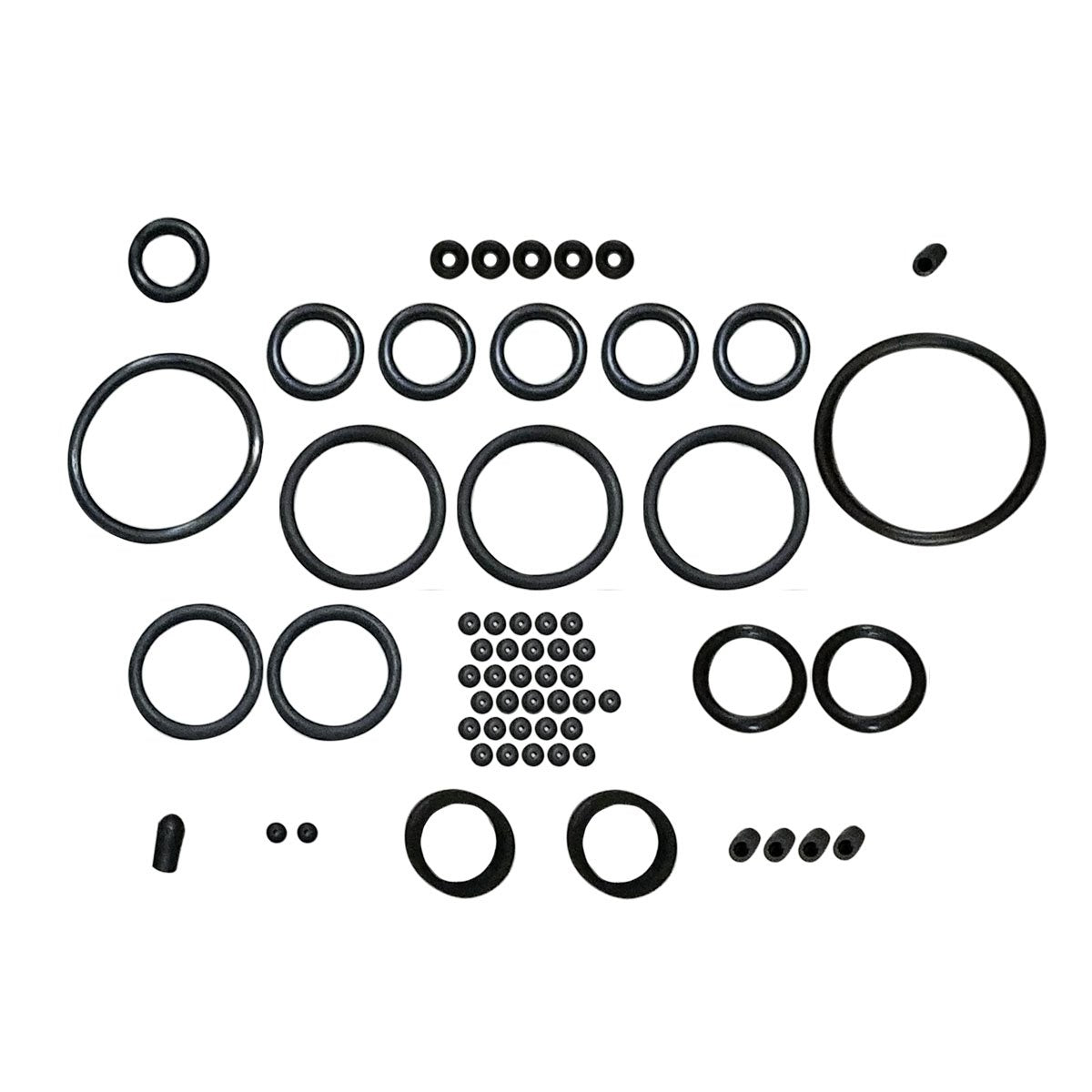 Game Room Guys Williams Pinbot Pinball Black Rubber Ring Kit