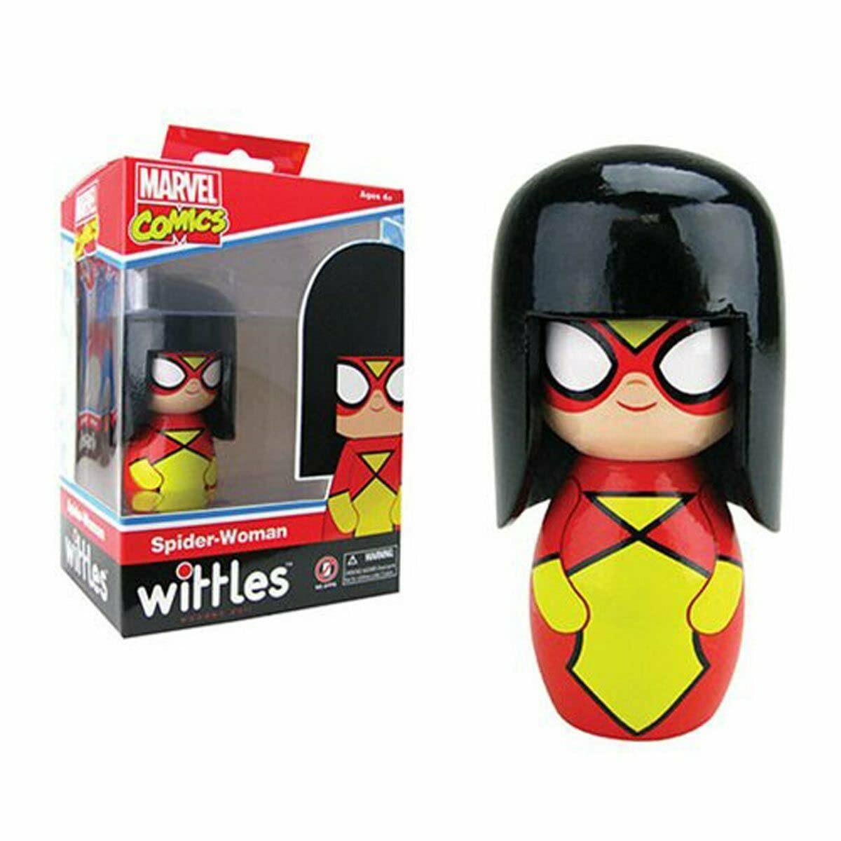 Entertainment Earth Spider-Woman Wittles Wooden Doll