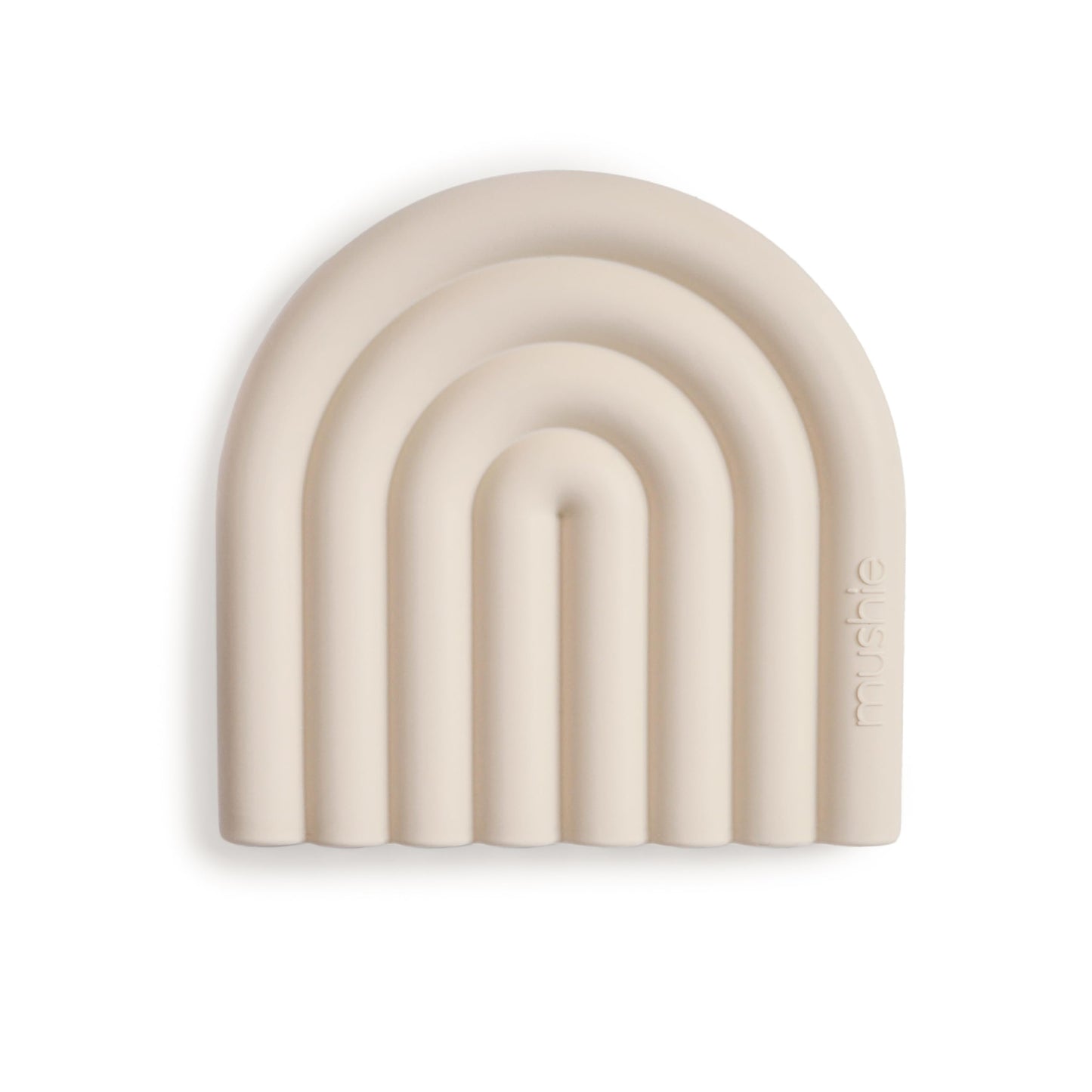 mushie Silicone Baby Teether Toy | Rainbow (Shifting Sand)