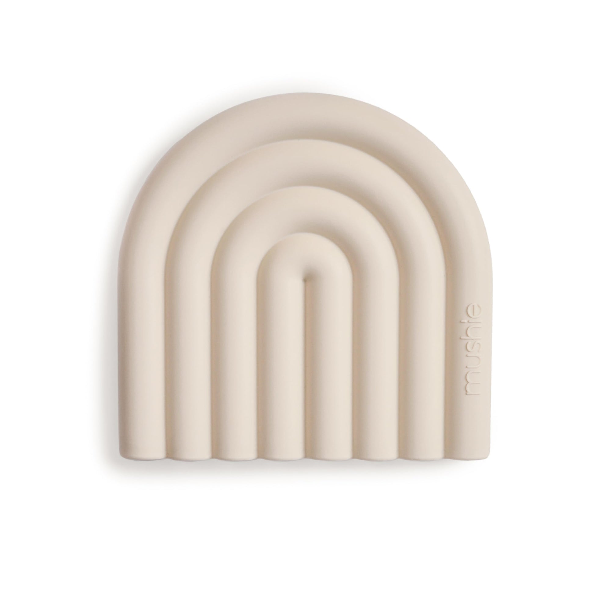 mushie Silicone Baby Teether Toy | Rainbow (Shifting Sand)