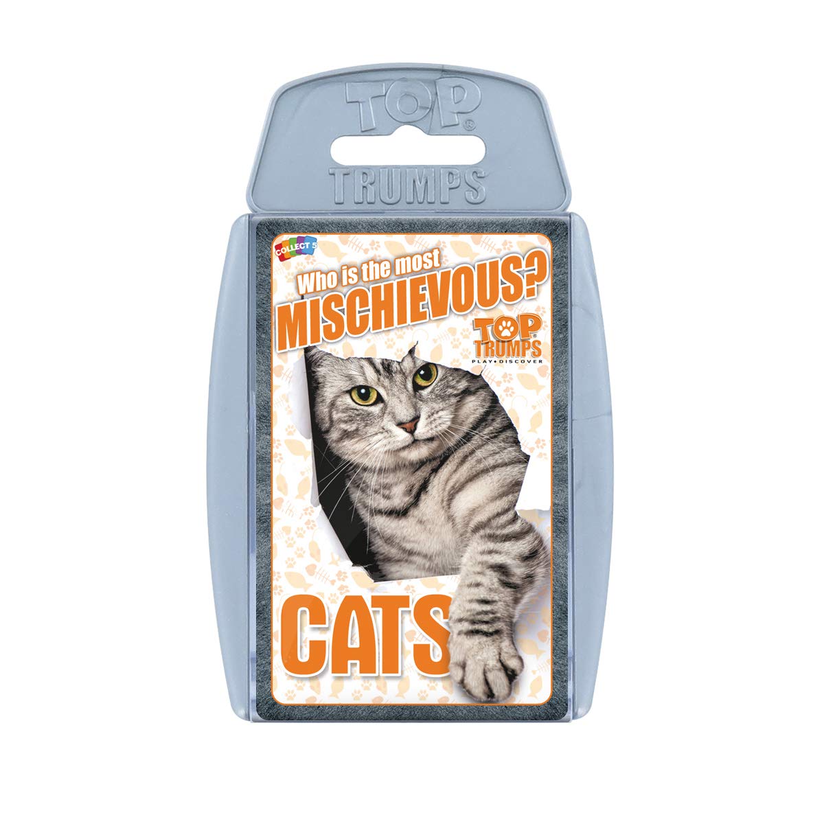 Top Trumps Card Game Cats - Family Games for Kids and Adults - Learning Games - Kids Card Games for 2 Players and More - Kid War Games - Card Wars