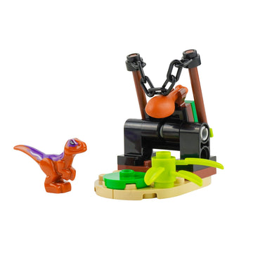 LEGO Jurassic World: Dino Trap with Baby Raptor and Bait
