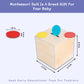 Adena Montessori 4 in 1 Wooden Play Kit for Babies 6-12 Months
