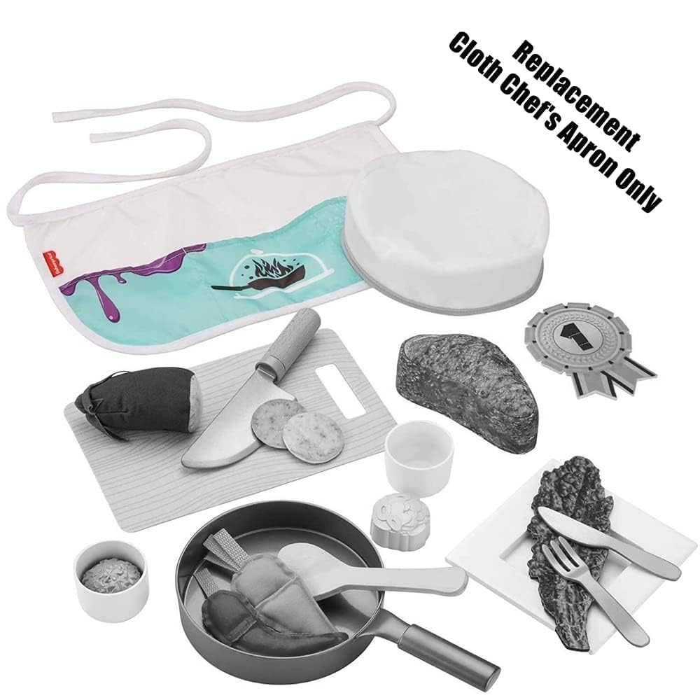 Mattel Replacement Part for Fisher-Price Head Chef Playset - GKW08 ~ Replacement Cloth Chef's Apron