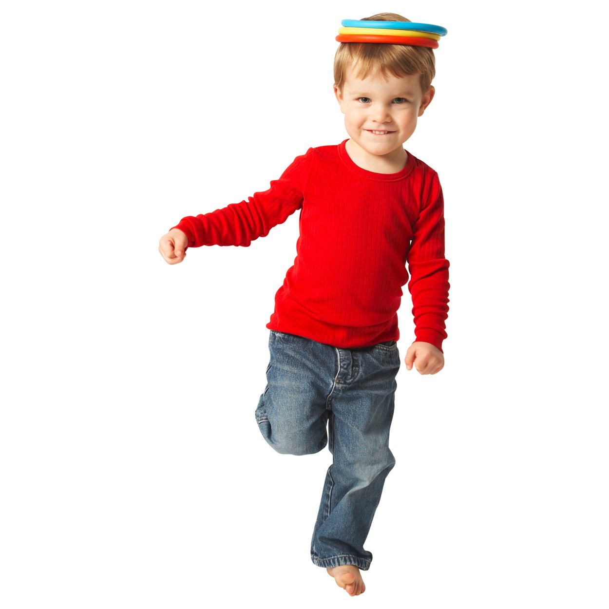 GONGE Activity Rings Multipurpose for Balance, Juggling, Throwing, Rhythmic Exercises and Gymnastics Set of 6 in Different Vibrant Colors