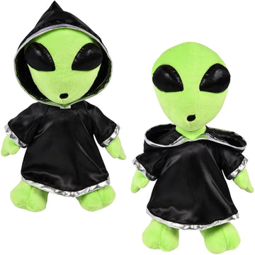 Rhode Island Novelty 12" Alien in Cloak Includes 1 Stuffed Animal