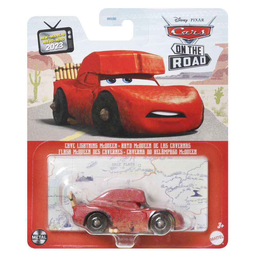 Disney Cars Mattel 1:55 Scale Diecast Cars On The Road Cave Lightning McQueen
