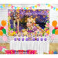 25Pcs Cake Decorations with 24pcs Cupcake Toppers 1pcs Cake Topper for Birthday Party Supplies