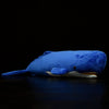 Frankiezhou Home Realistic Sperm Whale Plush Toy - Blue Long Lifelike Sperm Whale Stuffed Toys, Super Soft Sea Physeter Macrocephalus Dolls Plush Pot