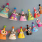 Glittery Garden Party Hats for Kids Art & Craft. Fun Birthday Activity Kit with Stickers. Animal Theme Party Favor, Game Supplies. Christmas