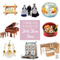 Melody Jane Dolls Houses Dollhouse Miniature 1:12 Scale Nursery Toy Shop Accessory Pounding Bench