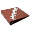 Football Card Binder with Pigskinz Texture by All Star Products | Real Football Look & Feel | Patented 3-Ring Album for Trading Card Protection |